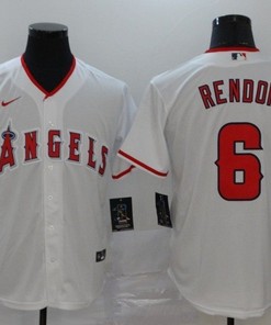 Los Angeles Angels Anthony Rendon #6 2020 Mlb White Jersey