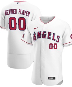 Los Angeles Angels Home Pick-a-player Retired Roster Authentic Jersey - White Custom Jerseys Mlb