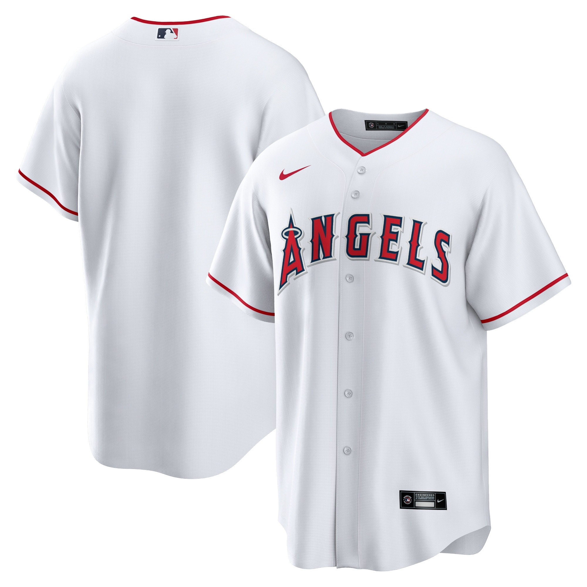 Los Angeles Angels Home Replica Team Jersey White Mlb