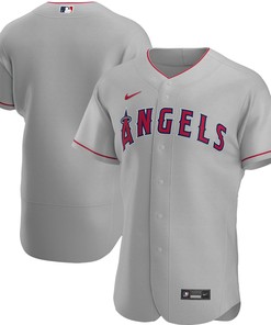 Los Angeles Angels Road Authentic Team Jersey - Gray Mlb