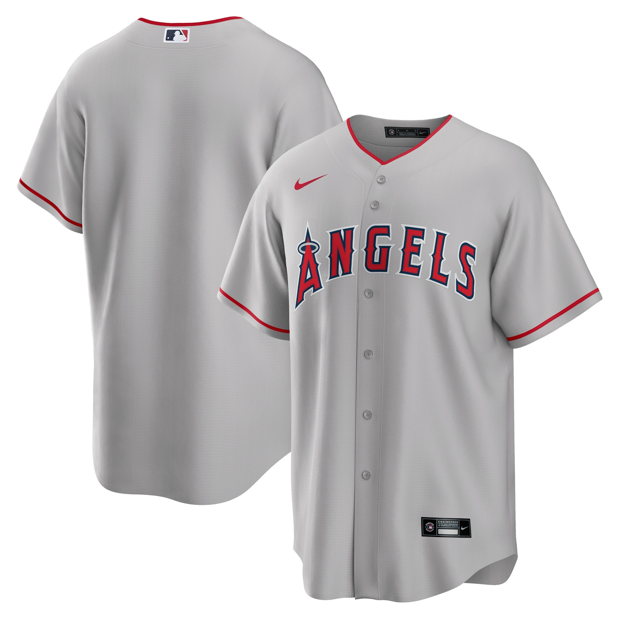 Los Angeles Angels Road Replica Team Jersey Gray Mlb