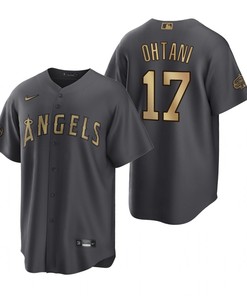 Los Angeles Angels Shohei Ohtani Charcoal 2022-23 All-Star Game Jersey