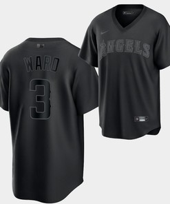 Los Angeles Angels Taylor Ward Fashion 3 Black Jersey