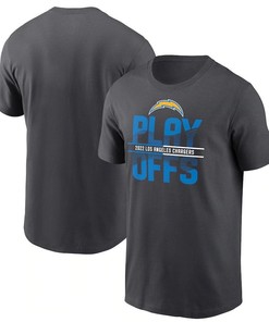 Los Angeles Chargers 2022 NFL Playoffs Iconic T-Shirt - Anthracite
