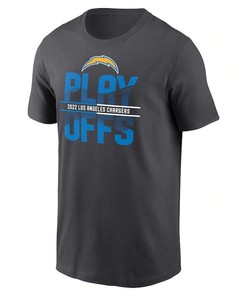 Los Angeles Chargers 2022 NFL Playoffs Iconic T-Shirt - Anthracite