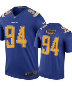 Los Angeles Chargers #94 Corey Liuget Nike Color Rush Royal Jersey