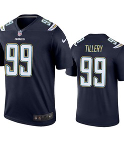 Los Angeles Chargers #99 Jerry Tillery Navy Legend Jersey