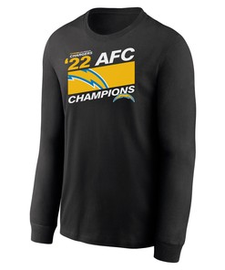 Los Angeles Chargers AFC Champions Iconic Black Men Sweatshirt