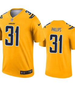 Los Angeles Chargers Adrian Phillips Gold Inverted Legend Jersey