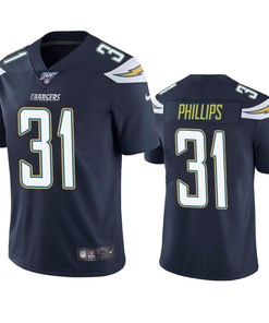 Los Angeles Chargers Adrian Phillips Navy 100th Season Vapor Limited Jersey