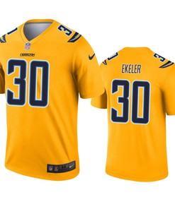 Los Angeles Chargers Austin Ekeler Gold Inverted Legend Jersey