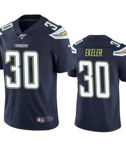 Los Angeles Chargers Austin Ekeler Navy 100th Season Vapor Limited Jersey