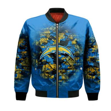 Los Angeles Chargers Bomber Jacket Camouflage Vintage - NFL