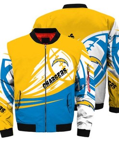 Los Angeles Chargers Bomber Jacket graphic ultra-balls