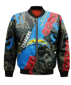Los Angeles Chargers Bomber Sport Style Keep Go on- NFL