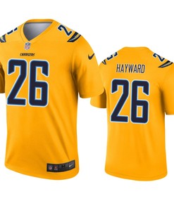 Los Angeles Chargers Casey Hayward Gold Inverted Legend Jersey