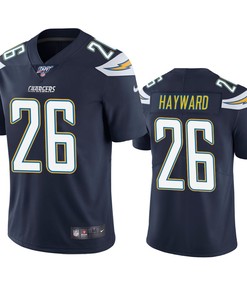 Los Angeles Chargers Casey Hayward Navy 100th Season Vapor Limited Jersey