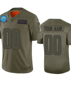 Los Angeles Chargers Custom Camo 2019 Salute To Service Limited Jersey