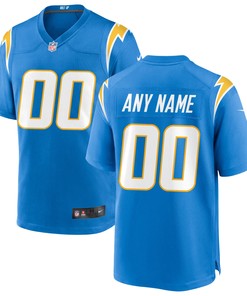 Los Angeles Chargers Custom Game Jersey - Powder Blue Custom Jerseys Nfl