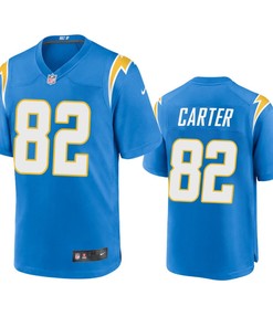 Los Angeles Chargers DeAndre Carter 82 Powder Blue Game Jersey