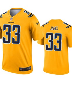 Los Angeles Chargers Derwin James Gold Inverted Legend Jersey