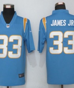Los Angeles Chargers Derwin James Jr #33 Nfl 2020 Steel Blue Jersey