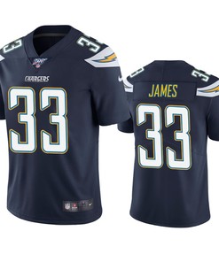Los Angeles Chargers Derwin James Navy 100th Season Vapor Limited Jersey