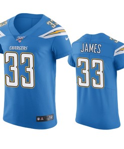Los Angeles Chargers Derwin James Powder Blue 100th Season Vapor Elite Jersey