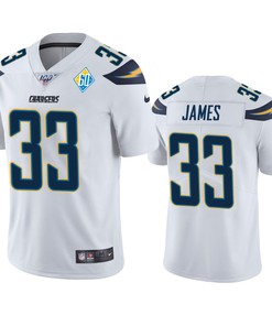 Los Angeles Chargers Derwin James White 60th Anniversary Vapor Limited Jersey