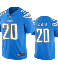 Los Angeles Chargers Desmond King Powder Blue 100th Season Vapor Limited Jersey