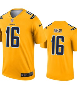 Los Angeles Chargers Dontrelle Inman Gold Inverted Legend Jersey