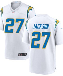 Los Angeles Chargers J.C. Jackson 27 Game Jersey - White Jersey