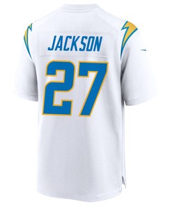 Los Angeles Chargers J.C. Jackson 27 Game Jersey - White Jersey