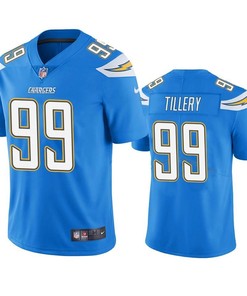 Los Angeles Chargers Jerry Tillery 2019 Nfl Draft Light Blue Vapor Limited Jersey