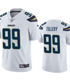 Los Angeles Chargers Jerry Tillery 2019 Nfl Draft White Vapor Limited Jersey