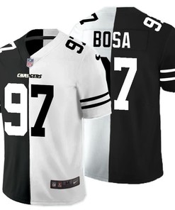 Los Angeles Chargers Joey Bosa #97 Nfl 2020 Black And White Jersey