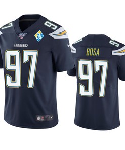 Los Angeles Chargers Joey Bosa Navy 60th Anniversary Vapor Limited Jersey