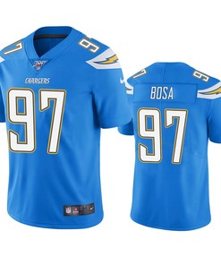 Los Angeles Chargers Joey Bosa Powder Blue 100th Season Vapor Limited Jersey