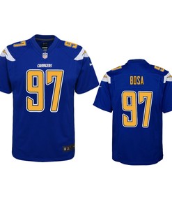Los Angeles Chargers Joey Bosa Royal Color Rush Game Jersey