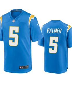 Los Angeles Chargers Josh Palmer 5 Powder Blue Game Jersey
