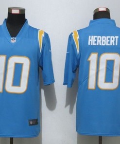 Los Angeles Chargers Justin Herbert #10 2020 Nfl Blue Jersey Jersey