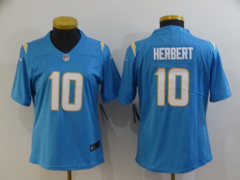 Los Angeles Chargers Justin Herbert #10 Nfl 2020 Blue Jersey