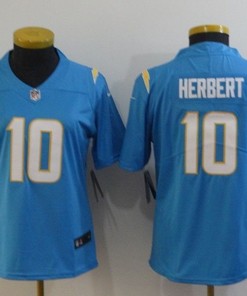 Los Angeles Chargers Justin Herbert #10 Nfl 2020 Blue Jersey