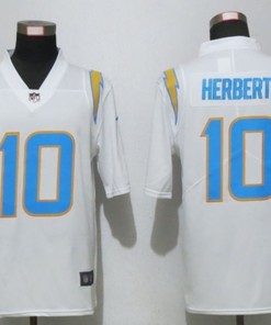 Los Angeles Chargers Justin Herbert #10 Nfl 2020 White Jersey
