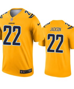 Los Angeles Chargers Justin Jackson Gold Inverted Legend Jersey