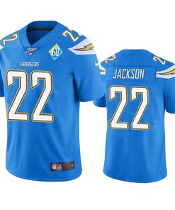 Los Angeles Chargers Justin Jackson Light Blue 60th Anniversary Vapor Limited Jersey