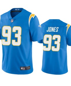 Los Angeles Chargers Justin Jones Powder Blue 2020 Vapor Limited Jersey - Mens