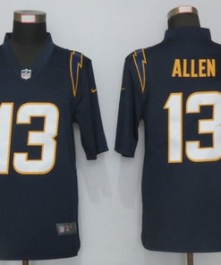 Los Angeles Chargers Keenan Allen #13 Nfl 2020 Black Blue Jersey