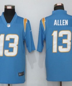 Los Angeles Chargers Keenan Allen #13 Nfl 2020 Steel Blue Jersey