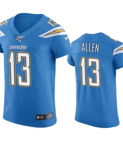 Los Angeles Chargers Keenan Allen Powder Blue 100th Season Vapor Elite Jersey